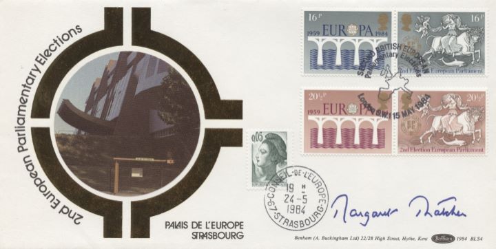 Europa 1984, **Margaret Thatcher Signed**