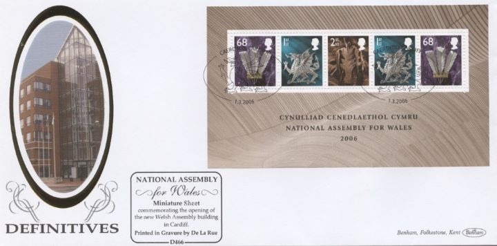 Welsh Assembly: Miniature Sheet, Welsh Assembly