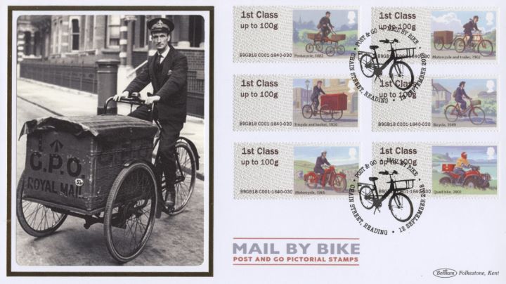 Mail by Bike, Tricycle and Basket