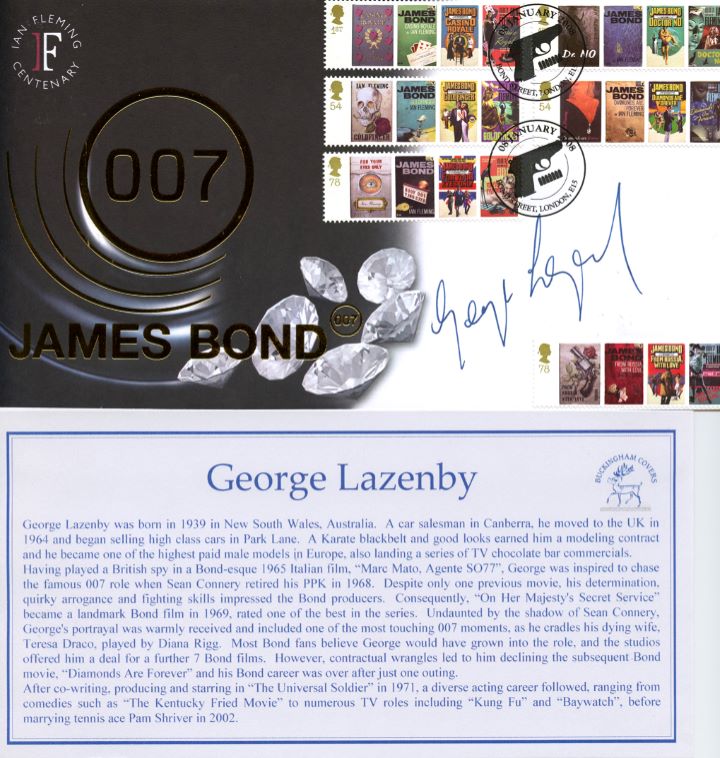 James Bond, Signed by George Lazenby