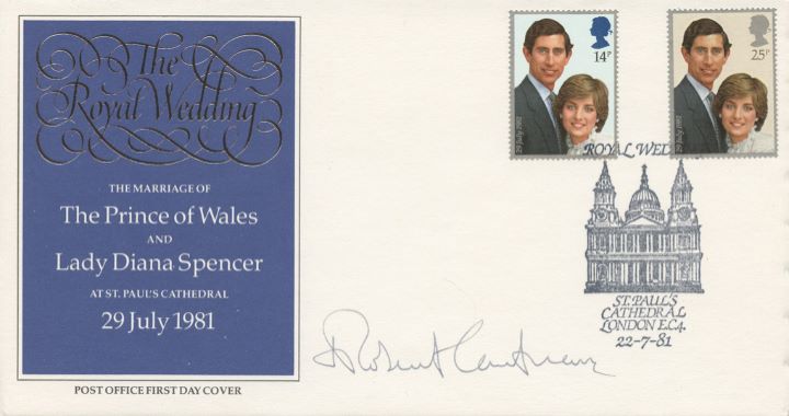 Royal Wedding 1981, Signed by the Archbishop