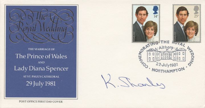 Royal Wedding 1981, Signed by Diana's Hair Dresser