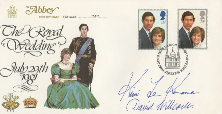 Royal Wedding 1981, Signed by Dame Kiri Te Kanawa