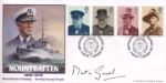 Mountbatten, With Churchill Stamps
Autographed By: General  Garrod (Royal Marines)