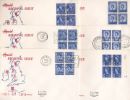 Regionals 1966 Set
Set of 6 Covers with Blocks of 4