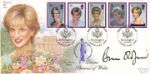 Diana, Princess of Wales, England's Rose - Crayon Portrait
Autographed By: Bruce Oldfield (Fashion Designer (wedding dress for Diana, Princess of Wales))