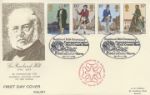 Rowland Hill: Stamps
Portrait of Rowland Hill