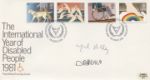Year of the Disabled, Special Handstamps
Autographed By: The Rt Hon David Blunkett (Politician)