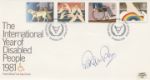 Year of the Disabled, Special Handstamps
Autographed By: Lord Brian Rix (Celebrated TV and Stage Actor and supporter for people with disabilities)