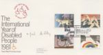 Year of the Disabled, Special Handstamps
Autographed By: Jack Ashley (Politician)