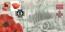 14.09.2014
The Battle of Aisne
British Guns being Fired
Bradbury, BFDC No.290