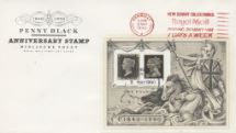 03.05.1990
Penny Black: Miniature Sheet
Penny Black Anniversary 1840-1990
Royal Mail/Post Office