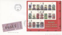 15.05.2001
Double Decker Buses: Miniature Sheet
CDS Postmarks
Royal Mail/Post Office