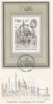 07.05.1980
London 1980: Miniature Sheet
Legendary Landmarks
Fleetwood
