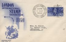 06.05.1950
London International Stamp Exhibition
George & The Dragon
Philatelic Societies