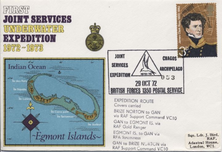 First Joint Services Underwater Expedition, Egmont Islands