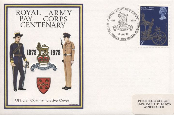 Royal Army Pay Corps Centenary, Uniforms and Emblems