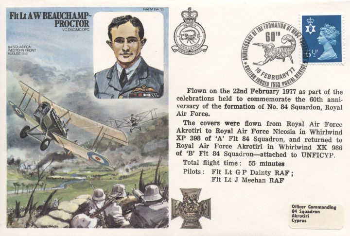 No 84 Squadron, Flt Lt A W Beauchamp-Proctor