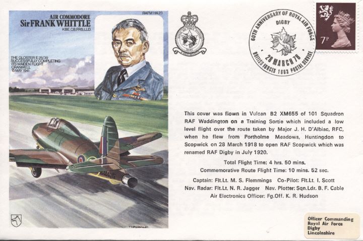 Gloster E 28/39, Sir Frank Whittle