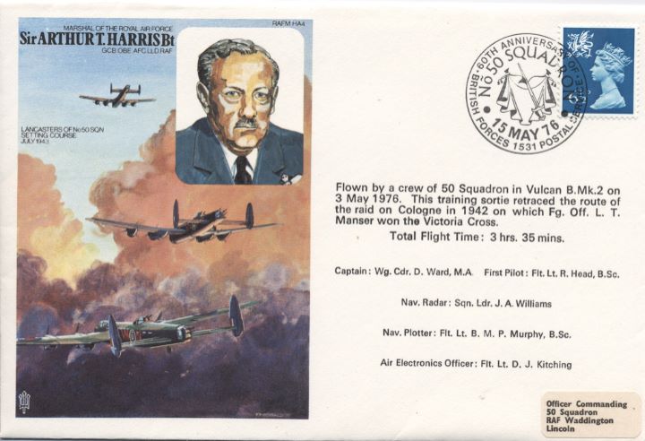 No 50 Squadron, Sir Arthur T Harris Bt