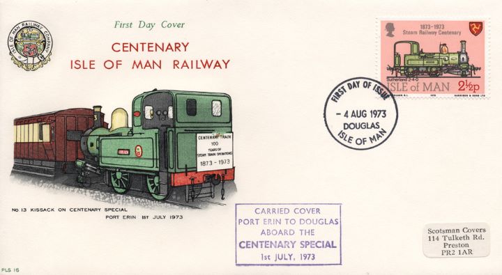 Isle of Man Railway Centenary, No 13 Kissack