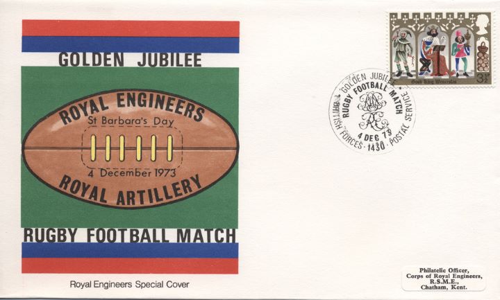 Royal Engineers Royal Artillery, Rugby Football Match