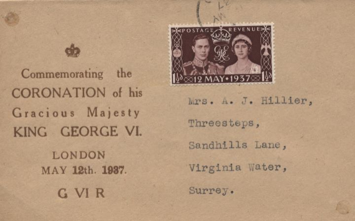 King George VI Coronation, Display cover