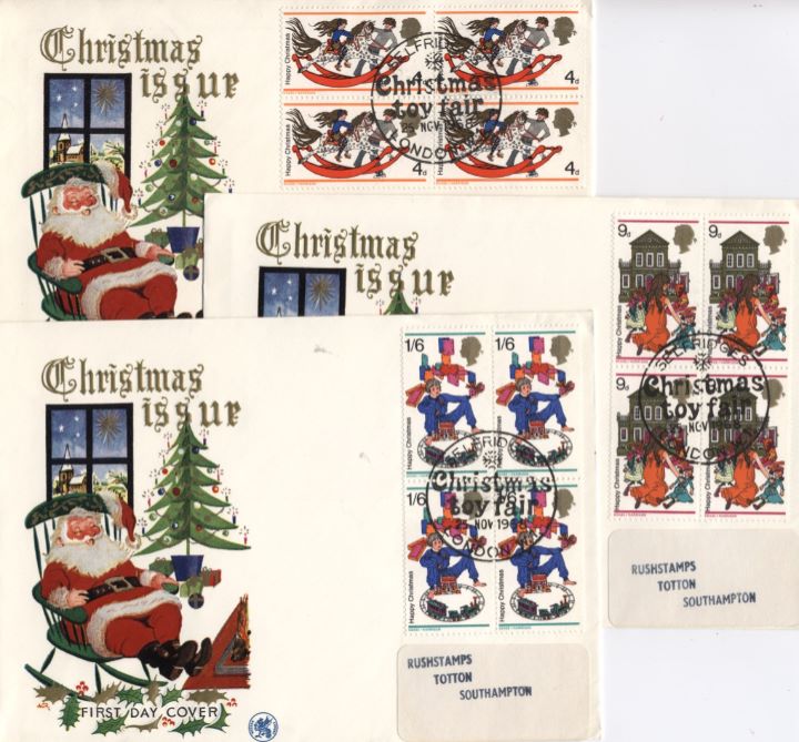 Christmas 1968, Set of 3 covers