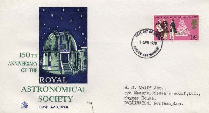 General Anniversaries 1970, Royal Astronomical Society