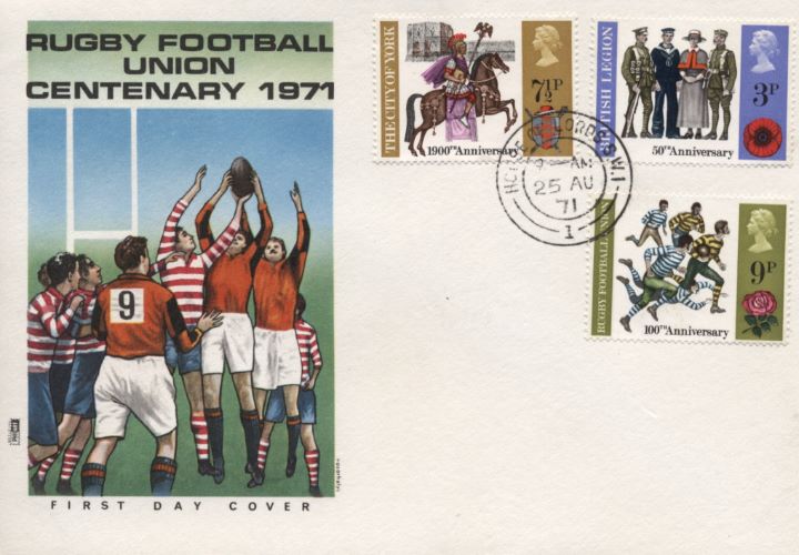 General Anniversaries 1971, Rugby Football Union