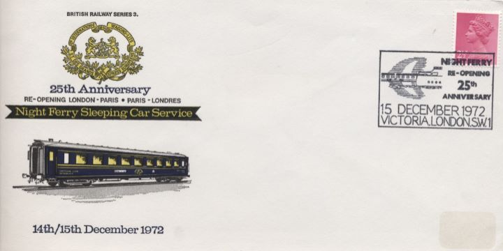 25th Anniversary, Night Ferry Sleeping Car Service