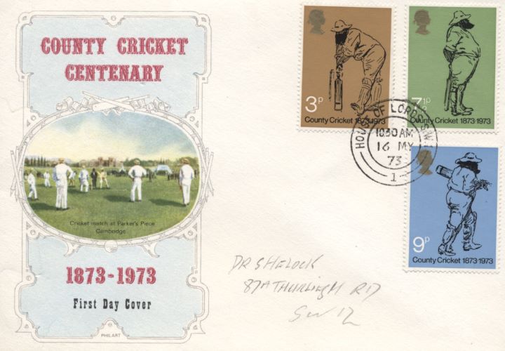 County Cricket Centenary, Parker's Piece Cambridge