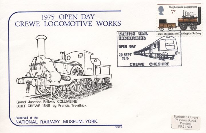 Crewe Locomotive Works, Grand Junction Railway Columbine