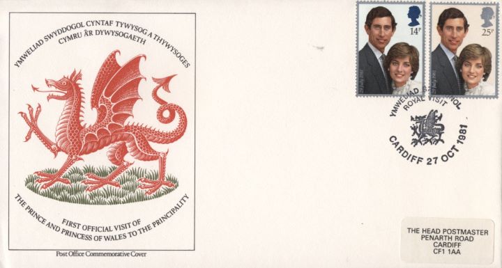 Royal Visit to Wales, Welsh Dragon