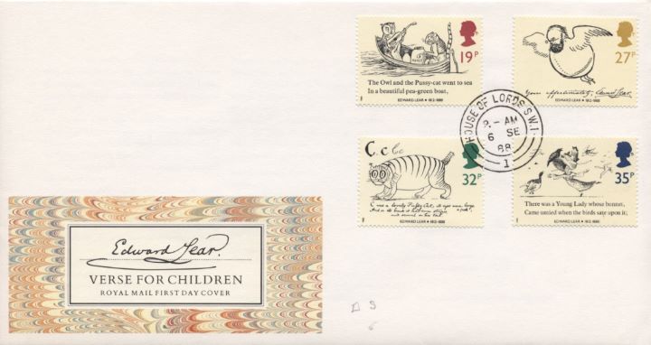 Edward Lear: Stamps, Verse for Children