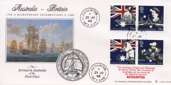 Australian Bicentenary, Arrival of the First Fleet