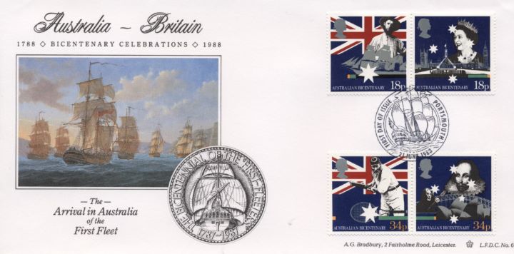 Australian Bicentenary, Arrival of the First Fleet