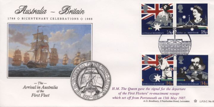 Australian Bicentenary, Arrival of the First Fleet