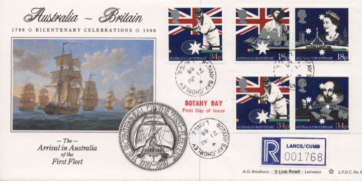 Australian Bicentenary, Arrival of the First Fleet