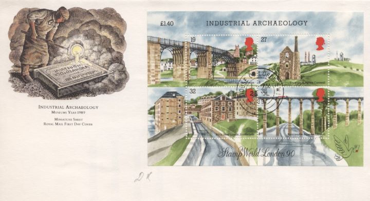 Industrial Archaeology: Miniature Sheet, Museums Year 1989