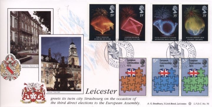 Anniversaries, Leicester/Strasbourg Twin Cities