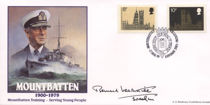 Mountbatten, With Parliament Stamps