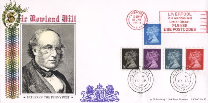 Penny Black Anniversary, Sir Rowland Hill