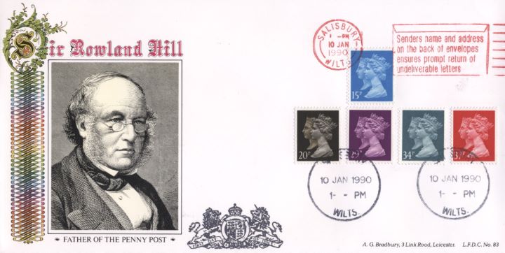 Penny Black Anniversary, Sir Rowland Hill