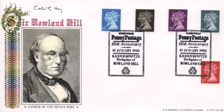 Penny Black Anniversary, Sir Rowland Hill