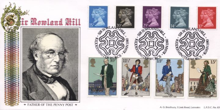 Penny Black Anniversary, Sir Rowland Hill