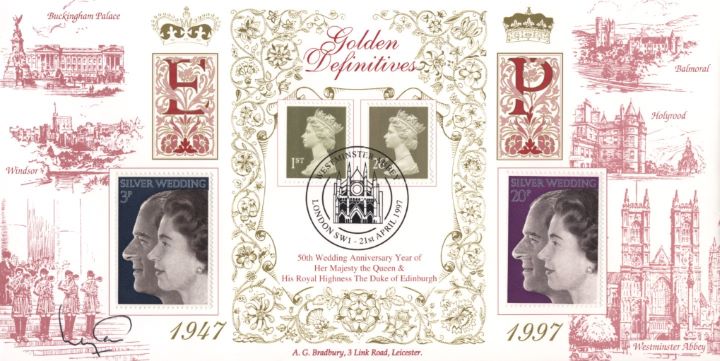 Machins (EP): Gold Definitives: 1st & 26p, Royal Residences