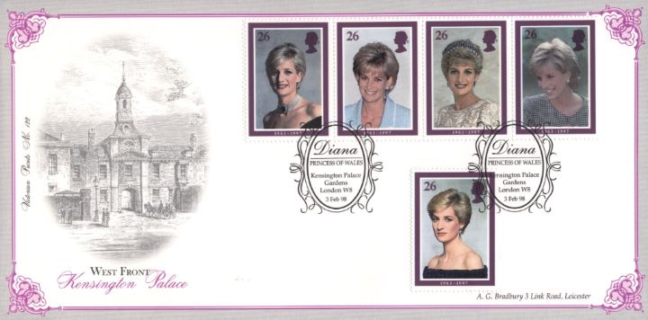 Diana, Princess of Wales, Kensington Palace Cover