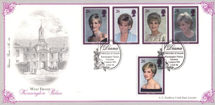 Diana, Princess of Wales, Kensington Palace Cover