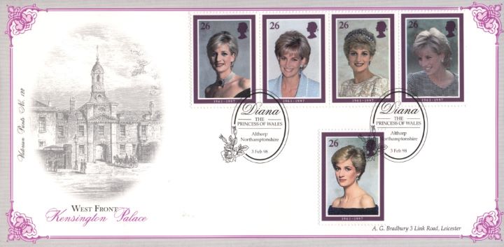 Diana, Princess of Wales, Kensington Palace Cover